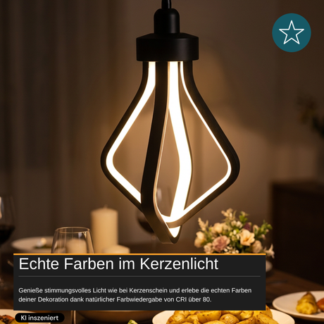 LED-Leuchtmittel, 12 W, 600 lm, 3.000 K, E27, Modernes Design, Dekobeleuchtung