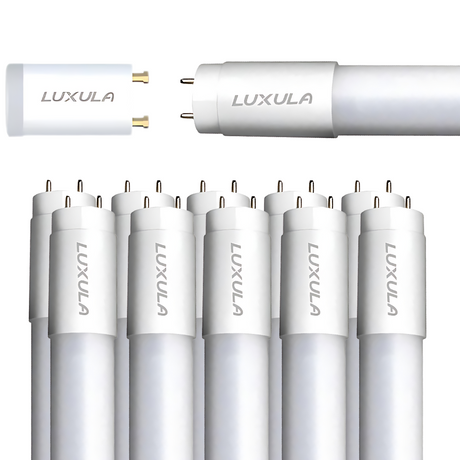 10er Pack LED T8 Röhre, 60 cm, 120 lm/W, 9 W, 1080 lm, 4000 K (neutralweiß), mit Brücke.