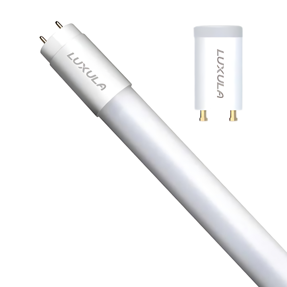 LED T8 Röhre, 120 cm, 160 lm/W, 18 W, 2860 lm, 6000 K (kaltweiß), mit Brücke, hohe Energieeffizienz