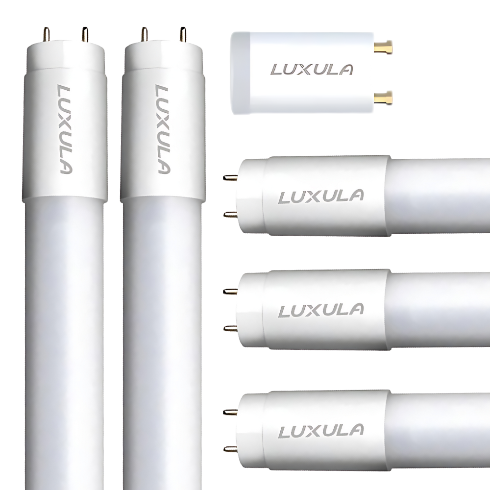 5er Pack LED T8 Röhre, 60 cm, 120 lm/W, 9 W, 1080 lm, 6000 K (kaltweiß), mit Brücke