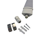 10er Set LED Feuchtraumleuchte, 36W, 3250lm, 4000K, 1200mm, IP65, mit Quick Connector