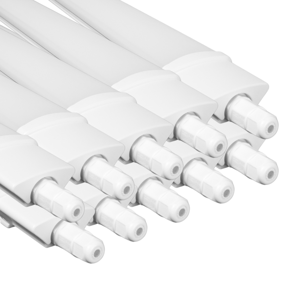 10er Set LED Feuchtraumleuchte, 36W, 3250lm, 4000K, 1200mm, IP65, mit Quick Connector