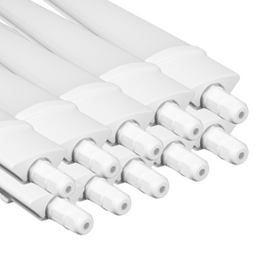 10er Set LED Feuchtraumleuchte, 36W, 3250lm, 4000K, 1200mm, IP65, mit Quick Connector.