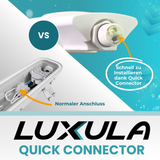 10er Set LED Feuchtraumleuchte, 36W, 3250lm, 4000K, 1200mm, IP65, mit Quick Connector