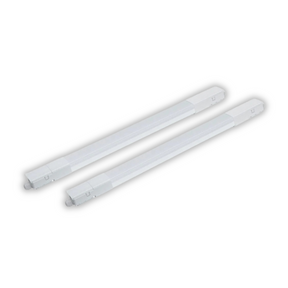 2er Pack LED Feuchtraumleuchte, 75 cm, 16 W, 1760 lm, 4000 K (neutralweiß), IP66, durchschleifbar, Fast Connector.