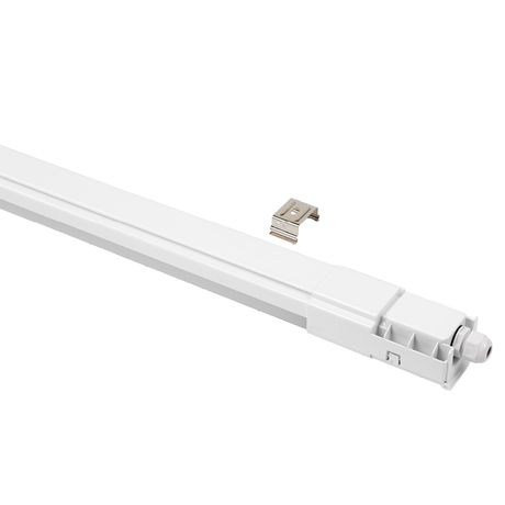 LED Feuchtraumleuchte, 150 cm, 45 W, 5175  lm, 4000 K (neutralweiß), IP66, durchschleifbar, Fast Connector