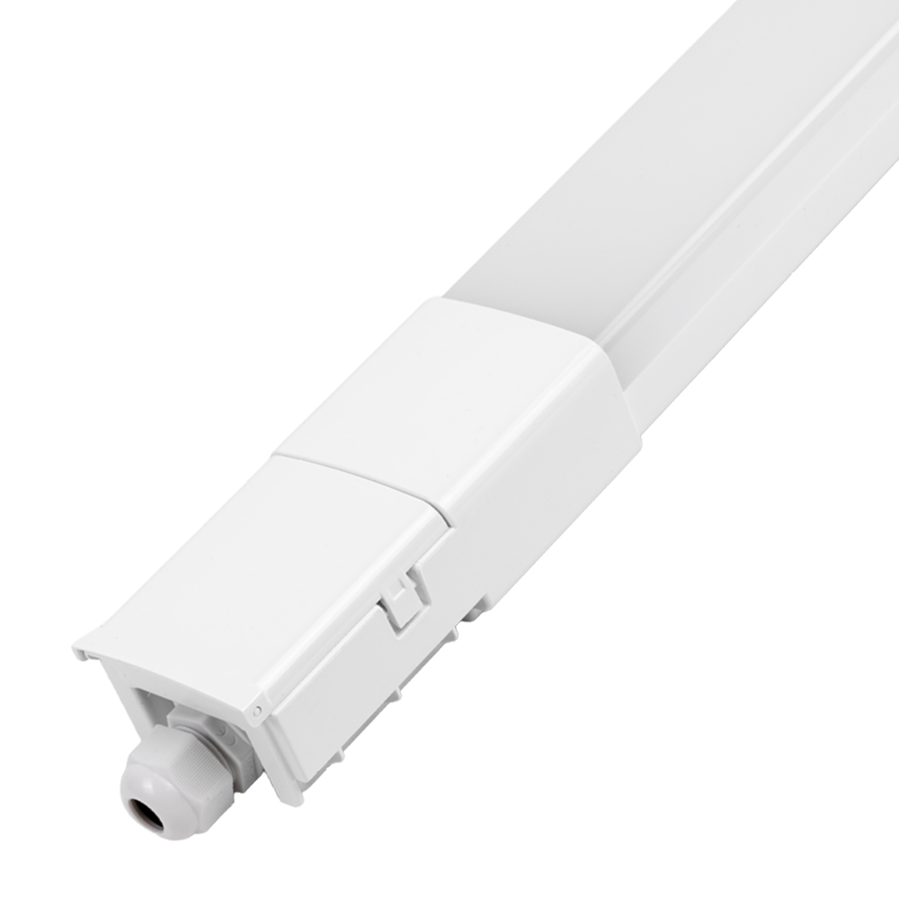 LED Feuchtraumleuchte, 120 cm, 32 W, 3616 lm, 4000 K (neutralweiß), IP66, durchschleifbar, Fast Connector