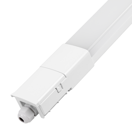 LED Feuchtraumleuchte, 150 cm, 45 W, 5175  lm, 4000 K (neutralweiß), IP66, durchschleifbar, Fast Connector