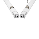 10er Pack LED Feuchtraumleuchte, 120 cm, 32 W, 3616 lm, 4000 K (neutralweiß), IP66, durchschleifbar, Fast Connector