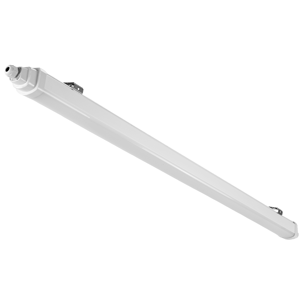 LED Feuchtraumleuchte, 150 cm, 48 W, 5760 lm, 4000 K (neutralweiß), IP65, IK06, durchschleifbar, mit Quick Connector