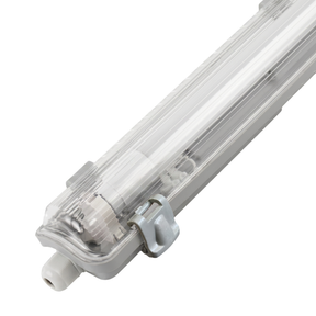 LED Wannenleuchte 120 cm, inkl 1x18W LED-Röhren T8,  4000K, IP65, IK08.