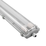 LED Wannenleuchte mit 2x 22W LED-Röhren T8, 150cm, 4000K, IP65, IK08