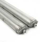 2er Pack LED Wannenleuchte 120cm, inkl 2x18W LED-Röhren T8, 4000K, IP65, IK08