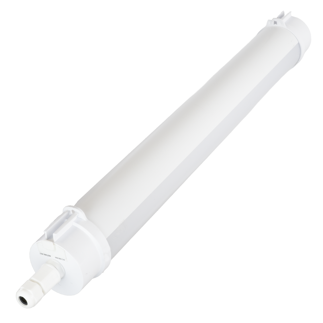 LED Feuchtraumleuchte, 60 cm, 20W-16W-12W einstellbar, max. 2447 lm, 3CCT,IP65, IK08,  rund, durchschleifbar.