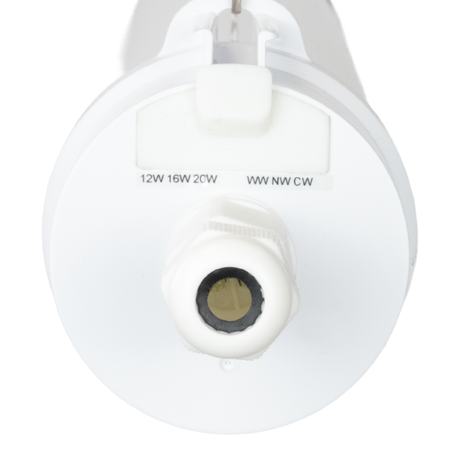 LED Feuchtraumleuchte, 60 cm, 20W-16W-12W einstellbar, max. 2447 lm, 3CCT,IP65, IK08,  rund, durchschleifbar.