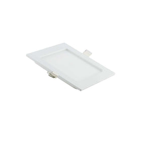 LED CCT Downlight, 6W, 525 lm, 115x32mm, 3000-4000-6000K einstellbar, mit Diffusor, eckig.
