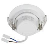 LED Downlight, schwenkbar, in Weiß, 5 W, 450 lm, 3000 K (warmweiß), 38°, Einbaustrahler