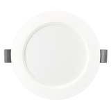 LED Einbauleuchte in Weiß, 24 W, 230 V, IP44-geschützt, 2400 lm, Lichtfarbe einstellbar, Ø295x28 mm, Einbaustrahler mit Diffusor, Badezimmer Deckenleuchte