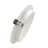 LED Einbauleuchte in Weiß, 18 W, 230 V, IP44-geschützt, 1800 lm, Lichtfarbe einstellbar, Ø221x27 mm, Einbaustrahler mit Diffusor, Badezimmer Deckenleuchte