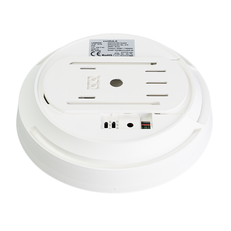 LED CCT Aufbauleuchte, 12–24 W, 2500 lm, Ø230 × 60 mm, 3000-4000-6500K einstellbar, Klickmontage, integrierter Anschlussblock, rund
