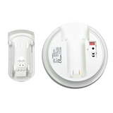 LED CCT Aufbauleuchte, 12-24 W, 2500 lm, Ø230 × 60 mm, 3000-4000-6500K, Klickmontage, Bewegungsmelder, rund