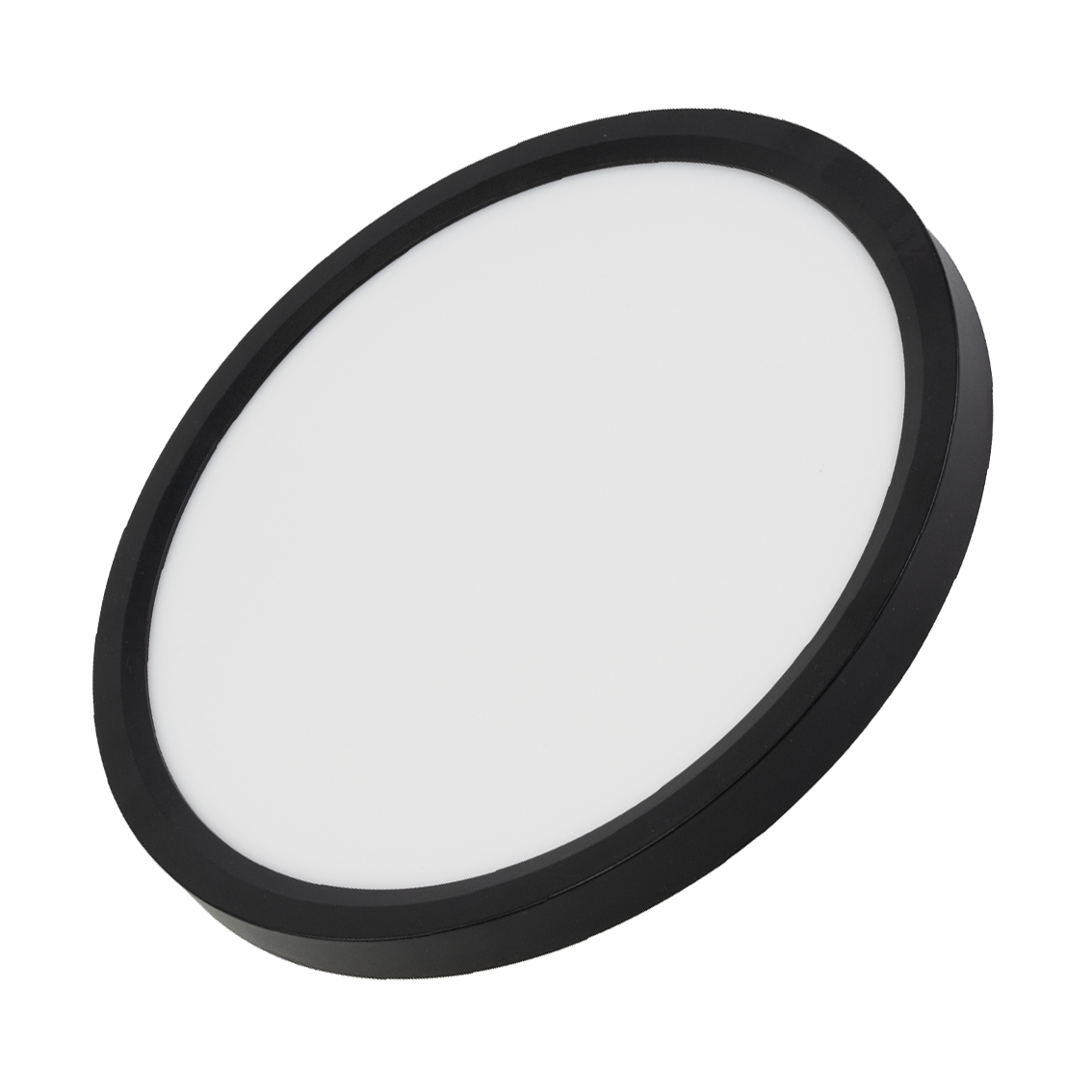 LED Panel, Ø30 cm, schwarz, rund, 22 W, 2200 lm, Lichtfarbe einstellbar 3000 – 6500 K, Slim Design