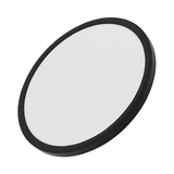 LED Panel, Ø50 cm, schwarz, rund, 42 W, 4200 lm, Lichtfarbe einstellbar 3000 – 6500 K, Slim Design