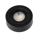 LED CCT Downlight, Ein- und Aufbaustrahler, schwenkbar, in Schwarz, dimmbar, 5 W, 420 lm, 60°, 3000K-4000K-6500K einstellbar