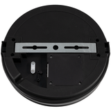 Moderne LED-Deckenlampe, schwarz/weiß, rund, 30 W, 3000 lm, Lichtfarbe einstellbar, Ø30 cm, IP65-wassergeschützt, Schnellverbinder, Innen- und Außenlampe