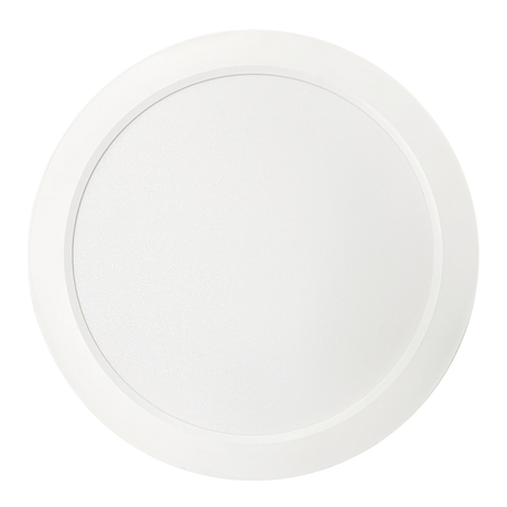 LED Aufbauleuchte in Weiß, 6W, 230 V, IP44-geschützt, 600 lm, Lichtfarbe einstellbar, Ø109x28 mm, Deckenleuchte mit Diffusor, Badezimmerlampe