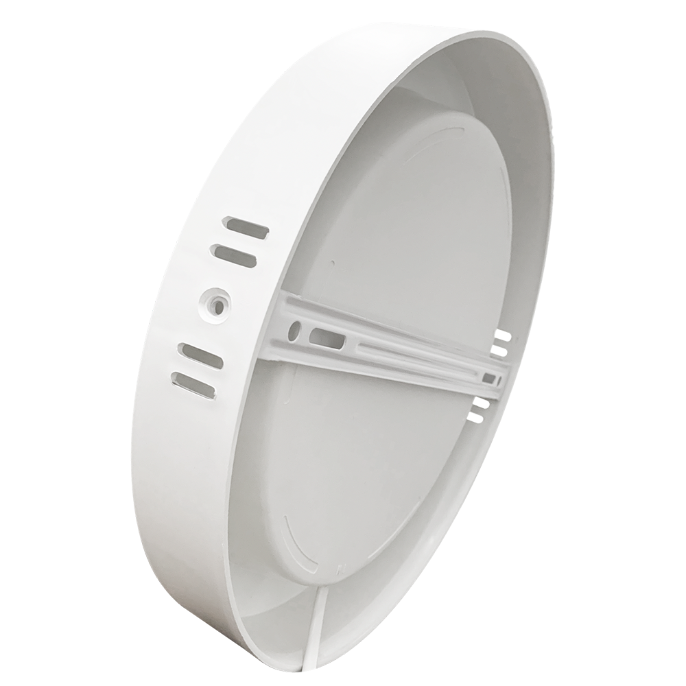 LED Aufbauleuchte in Weiß, 24 W, 230 V, IP44-geschützt, 2400 lm, Lichtfarbe einstellbar, Ø229x34 mm, Deckenleuchte mit Diffusor, Badezimmerlampe