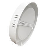 LED Aufbauleuchte in Weiß, 24 W, 230 V, IP44-geschützt, 2400 lm, Lichtfarbe einstellbar, Ø229x34 mm, Deckenleuchte mit Diffusor, Badezimmerlampe