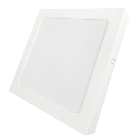 LED Aufbauleuchte in Weiß, 6 W, 230 V, IP44-geschützt, 600 lm, Lichtfarbe einstellbar, 112x26 mm, Deckenleuchte mit Diffusor, Badezimmerlampe