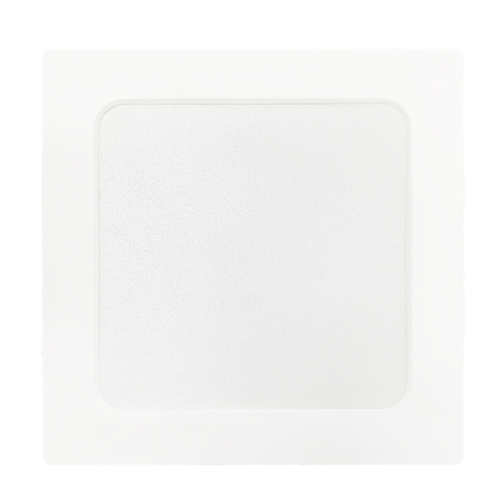 LED Aufbauleuchte in Weiß, 6 W, 230 V, IP44-geschützt, 600 lm, Lichtfarbe einstellbar, 112x26 mm, Deckenleuchte mit Diffusor, Badezimmerlampe