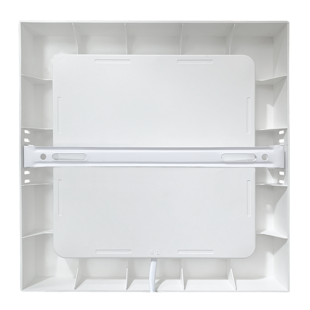 LED Aufbauleuchte in Weiß, 24 W, 230 V, IP44-geschützt, 2400 lm, Lichtfarbe einstellbar, 299x34 mm, Deckenleuchte mit Diffusor, Badezimmerlampe