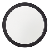 LED Aufbauleuchte in Schwarz, 12 W, 230 V, IP44-geschützt, 1200 lm, Lichtfarbe einstellbar, Ø170x34 mm, Deckenleuchte mit Diffusor, Badezimmerlampe