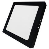 LED Aufbauleuchte in Schwarz, 18 W, 230 V, IP44-geschützt, 1800 lm, Lichtfarbe einstellbar, 226x35 mm, Deckenleuchte mit Diffusor, Badezimmerlampe