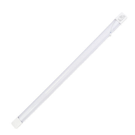 LED Unterbauleuchte, 120 cm, 36 W, 3850 lm, 3000-4000-6500 K, IP20, Lichtfarbe einstellbar, mit Anschlussblock, weiß