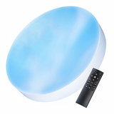 LED Sky Light, Deckenleuchte, Full Spectrum, 60W, 4800lm, IP20, ø400x40mm, 1800-12000K (CCT), weiß.