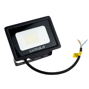 LED-Fluter, 20 W, 3000 K (warmweiß), 2000 lm, schwarz, IP65.
