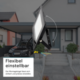 LED-Fluter, 50 W, 4000 K (neutralweiß), 5000 lm, schwarz, IP65
