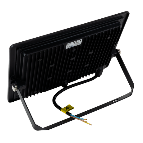 LED-Fluter, 100 W, 4000 K (neutralweiß), 10000 lm, schwarz, IP65.