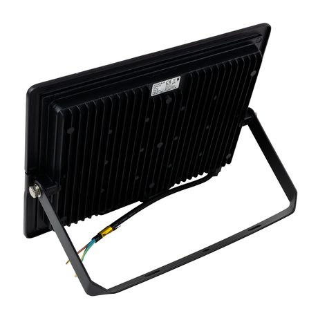 LED-Fluter, 150 W, 3000 K (warmweiß), 15000 lm, schwarz, IP65.