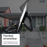 LED-Fluter, 200 W, 3000 K (warmweiß), 20000 lm, schwarz, IP65