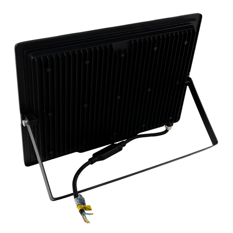 LED-Fluter, 300 W, 3000 K (warmweiß), 30000 lm, schwarz, IP65.