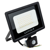 LED-Fluter mit Bewegungsmelder, 50 W, 4000 K (neutralweiß), 5000 lm, schwarz, IP65