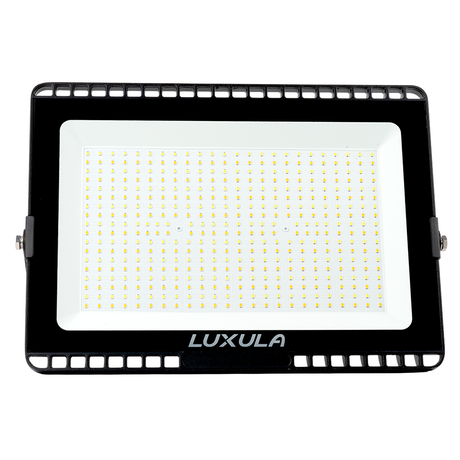 LED CCT Fluter, 200 W, 3000-6500 K (warm-, neutral-, kaltweiß), 20000 lm, schwarz, IP65.