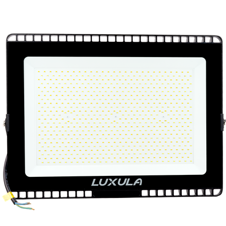 LED CCT Fluter, 300 W, 3000-6500 K (warm-, neutral-, kaltweiß), 30000 lm, schwarz, IP65.