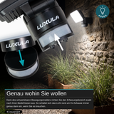 LED-Fluter, 24 W, 1.800 lm, 4.000 K, schwarz, FlexSpot, PowerLight