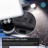 LED-Fluter, 24 W, 1.800 lm, 4.000 K, schwarz, FlexSpot, PowerLight